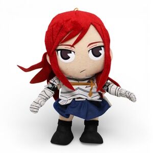 Great Eastern Fairy Tail Erza Scarlet Plush 8" Red New Anime Collectible Toy